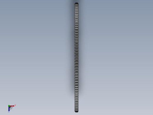 标准型模数0.5直齿轮压力角20°_GSAHC-0.5-120-2-dc5-A俯视缩略图
