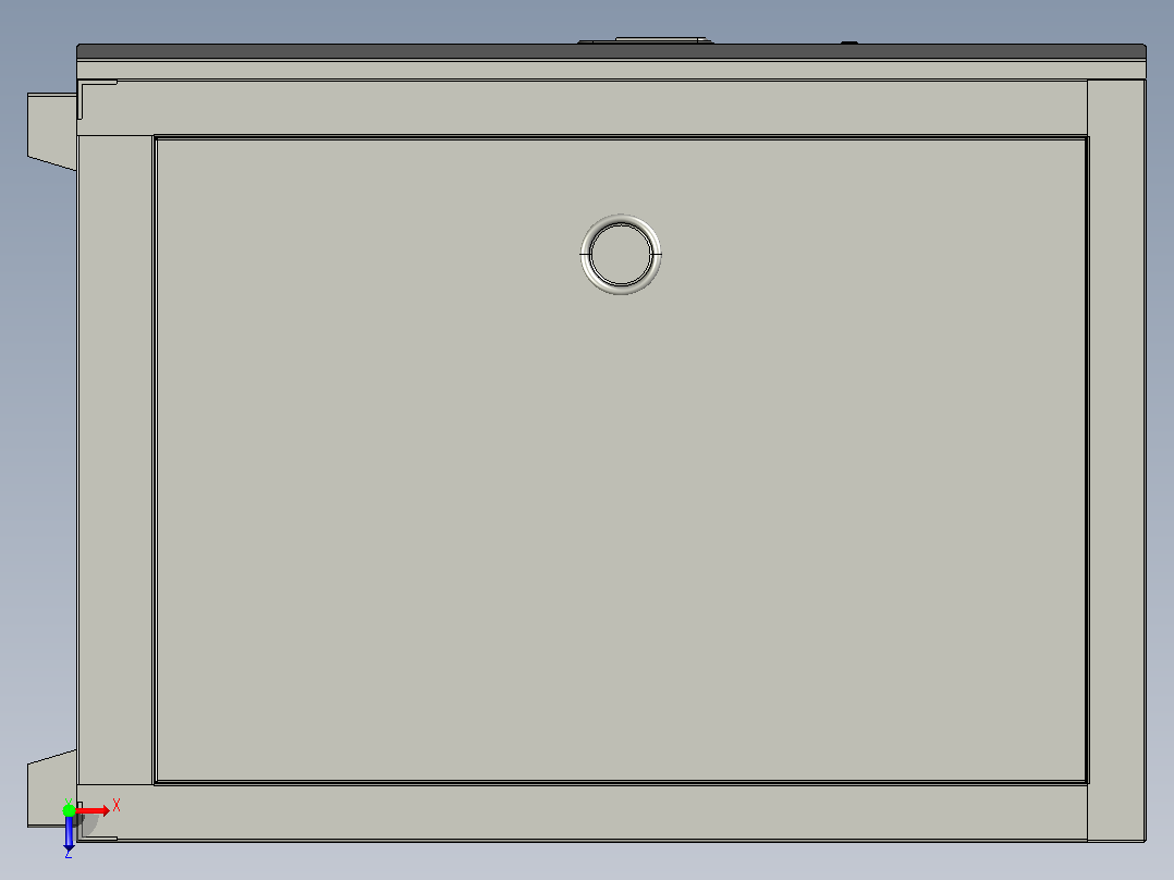 TNSZ-50柱式交流自动稳压器三维模型202010俯视图