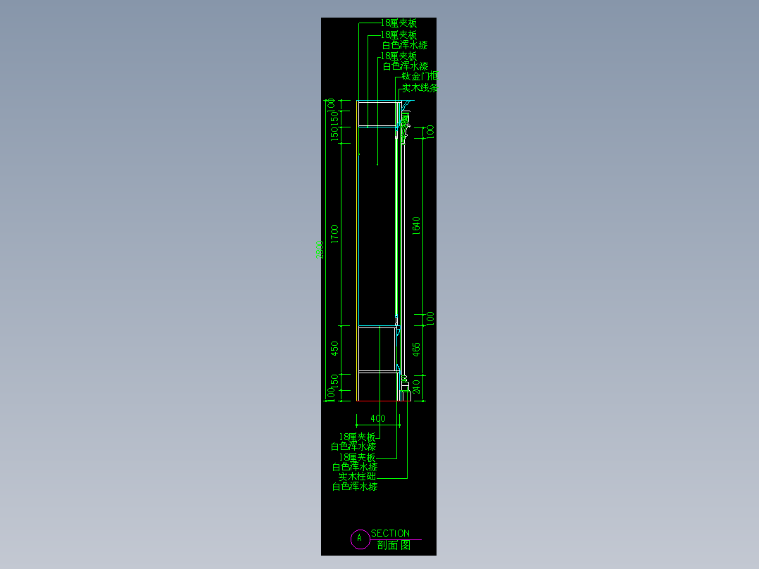 家装类CAD图块(五)-FH01068F