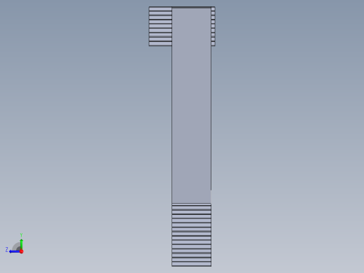 60度垫块和压板组合3D模型右视缩略图