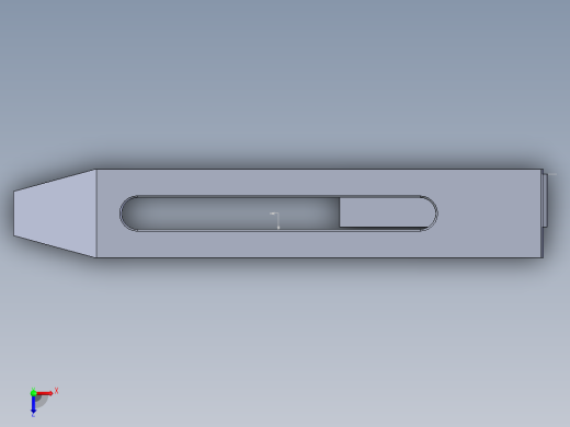 60度垫块和压板组合3D模型俯视缩略图