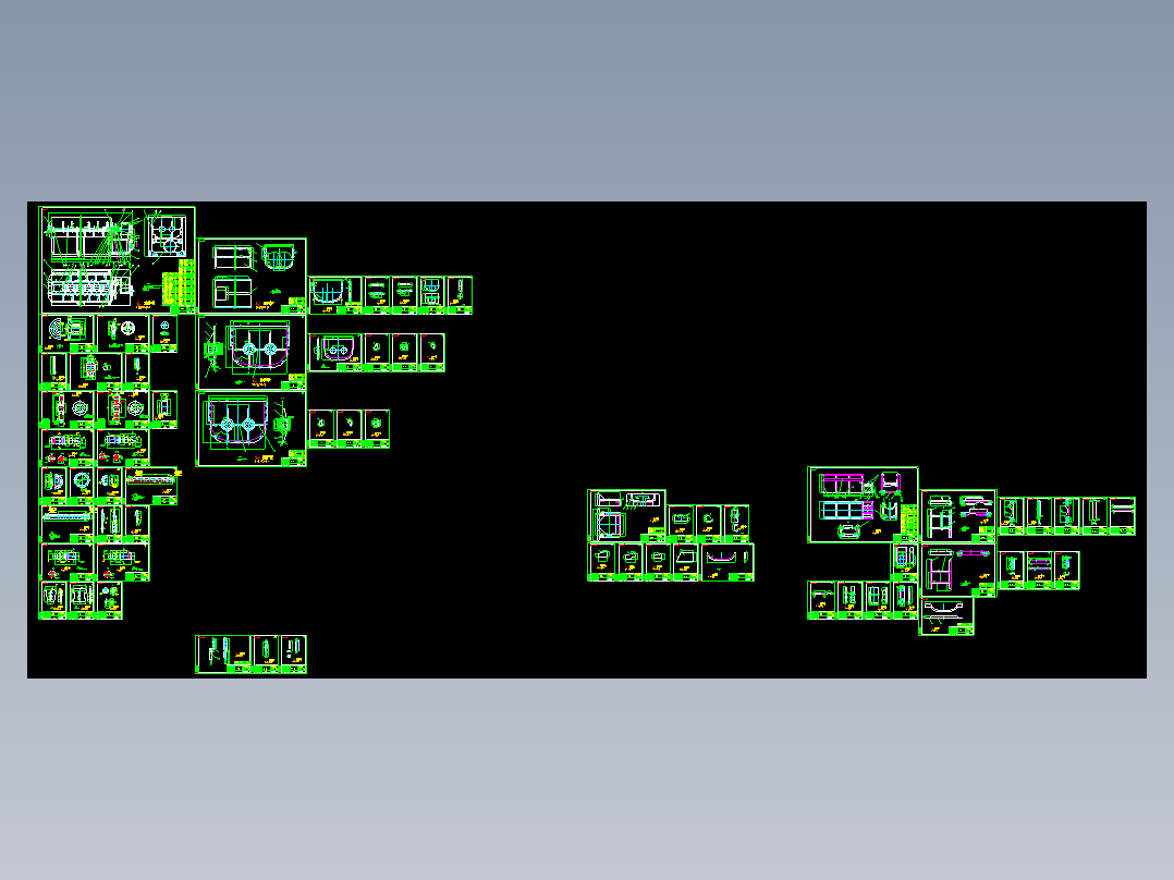 JB100.00搅拌机全套标准制作图共68张