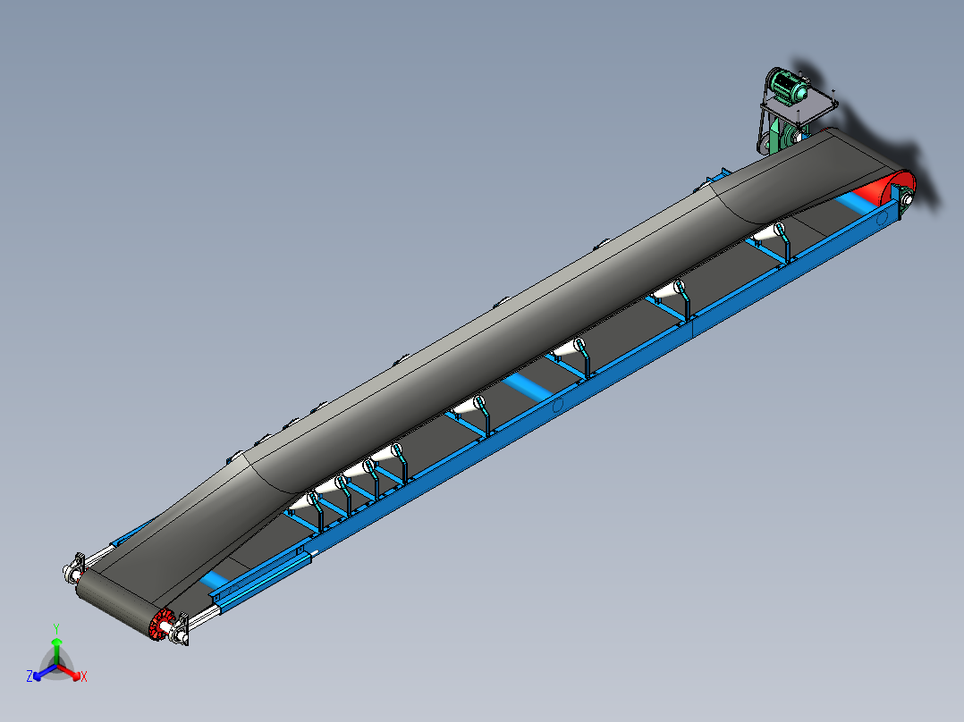 30度输送带设备