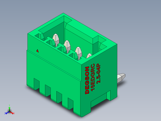 DEGSON 15EDG 系列 2.5mm 接线端子包-15EDGRC-2.5-04P-14-00AH