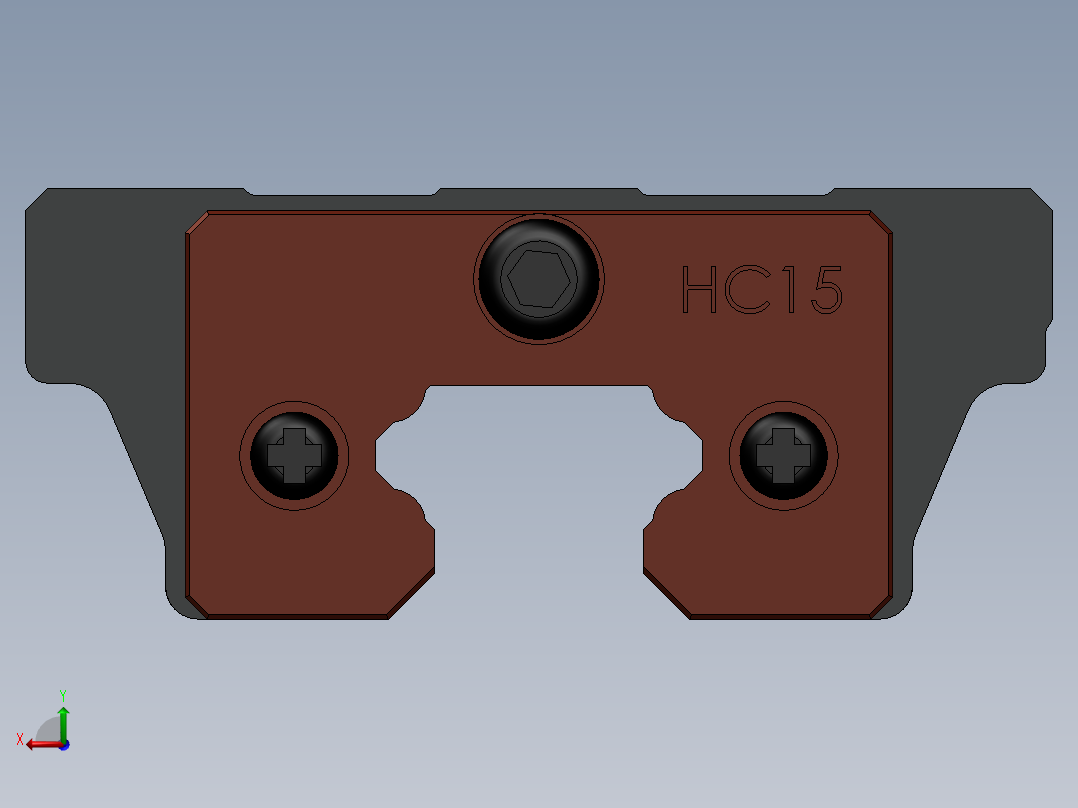 线性导轨后视图
