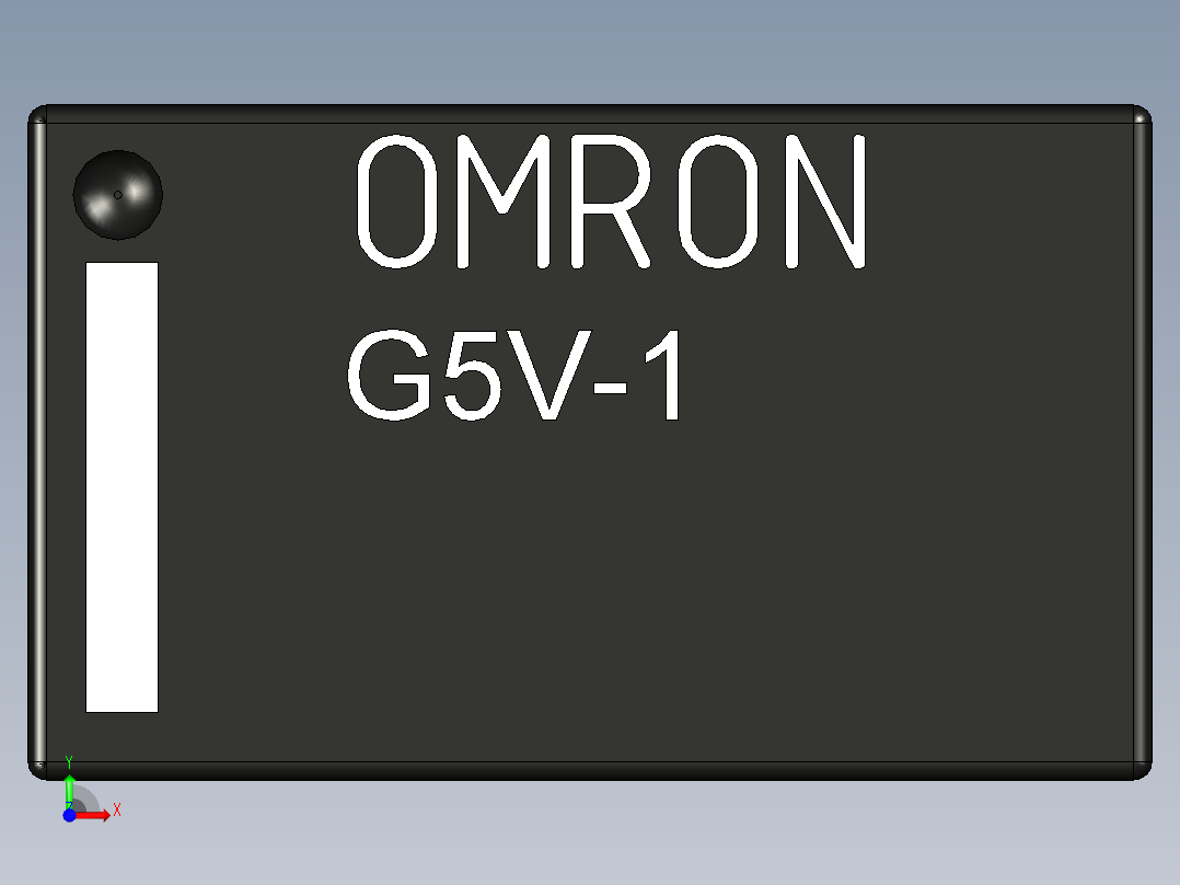 欧姆龙继电器前视图