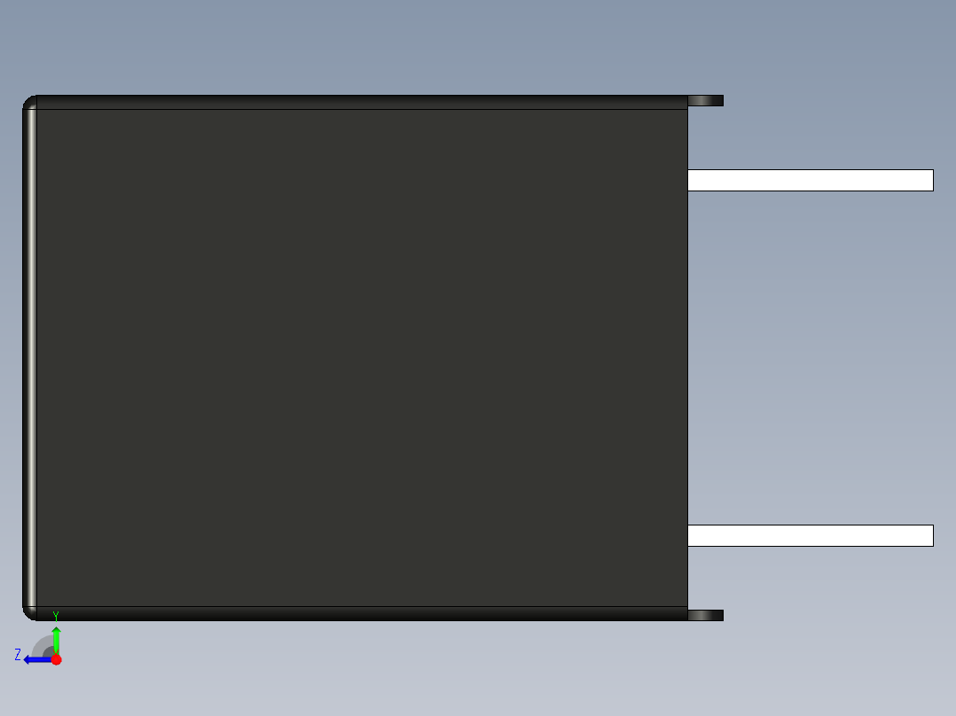 欧姆龙继电器右视图