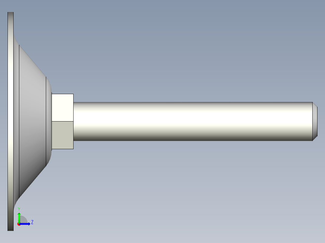喇叭調整腳座5546-3D多系列多零件图纸模型左视图