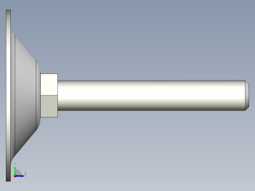 喇叭調整腳座5546-3D多系列多零件图纸模型左视缩略图