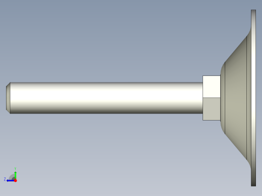 喇叭調整腳座5546-3D多系列多零件图纸模型右视缩略图
