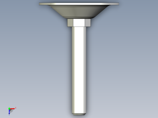 喇叭調整腳座5546-3D多系列多零件图纸模型俯视缩略图