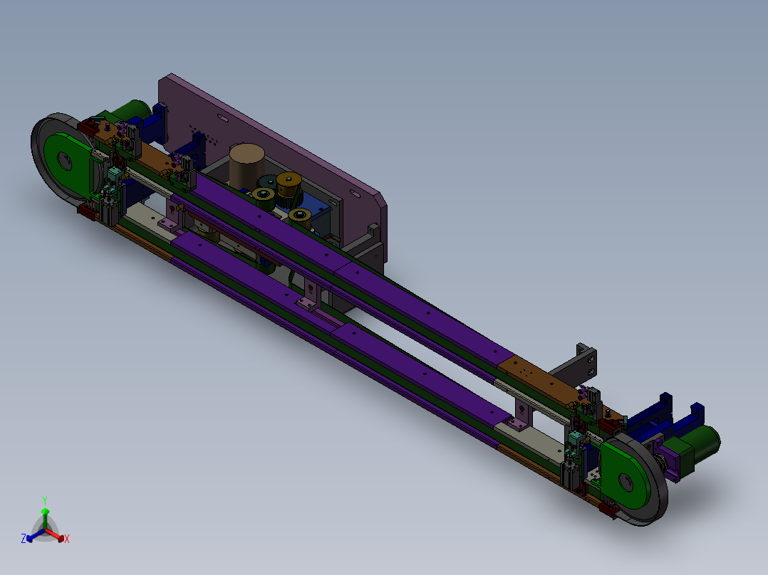 经典的流水线设备正等轴测图