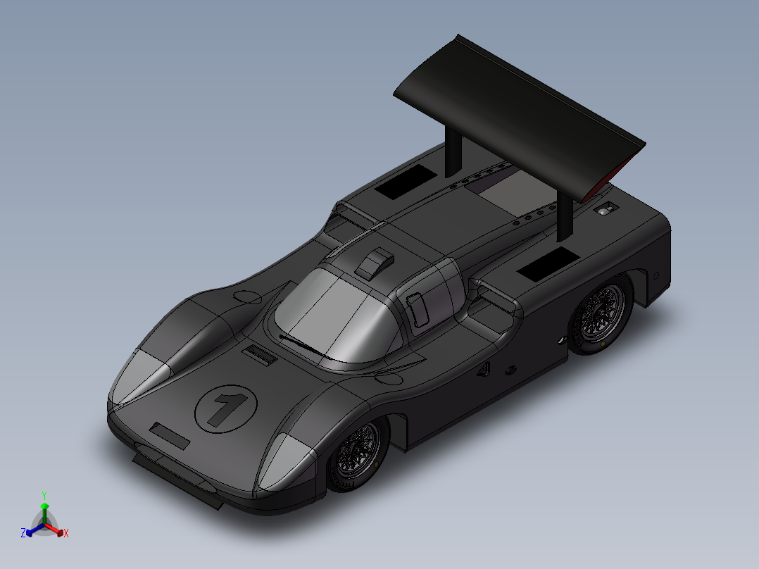 玛莎拉蒂汽车正等轴测图