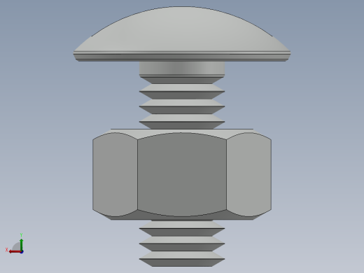 紧固件-0.3125 Truss Slot Bolt后视缩略图