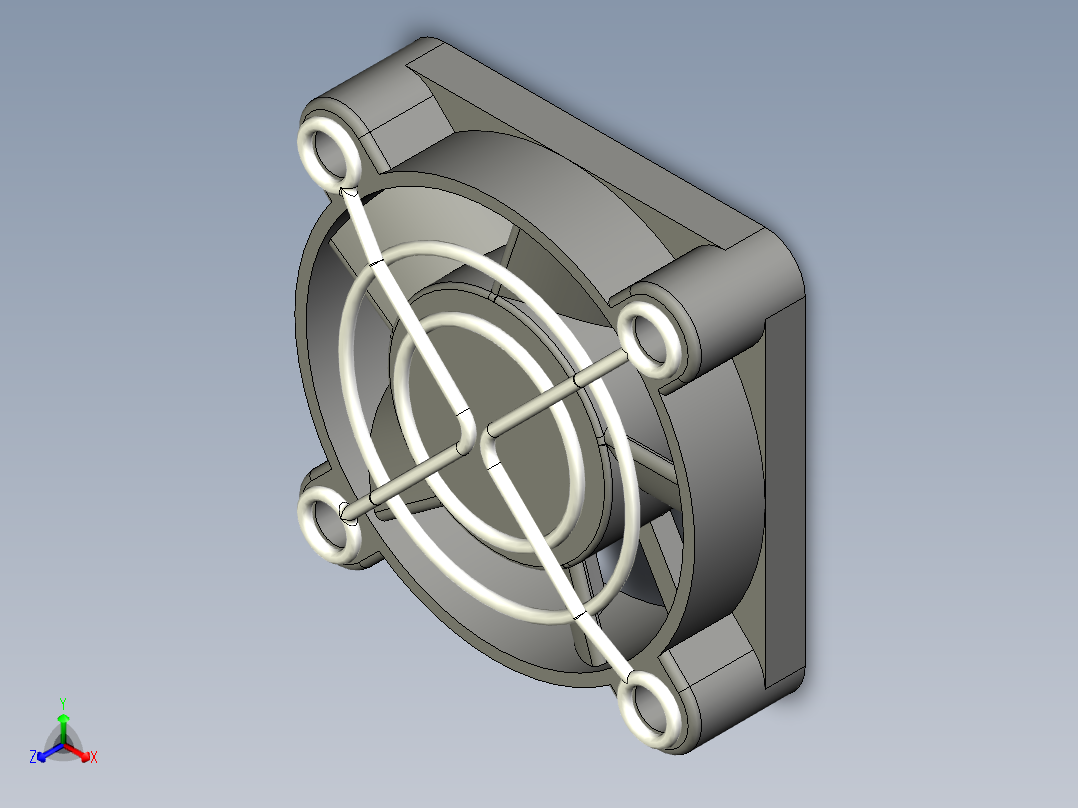 轴流风扇35x35x10毫米，带风扇罩