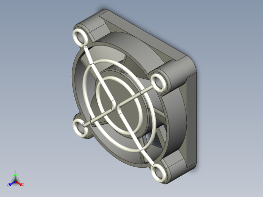 轴流风扇35x35x10毫米，带风扇罩