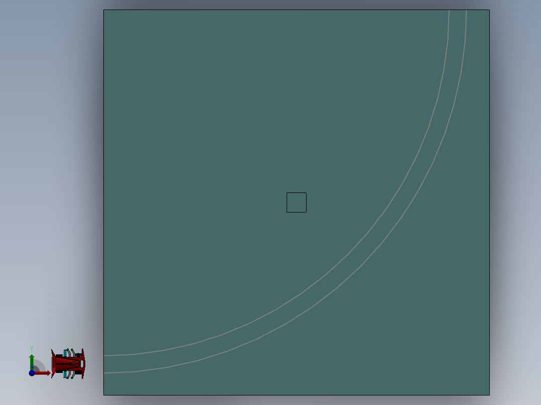 W050-玻璃清洁机器人结构设计含三维SW模型==446173==520ku前视图