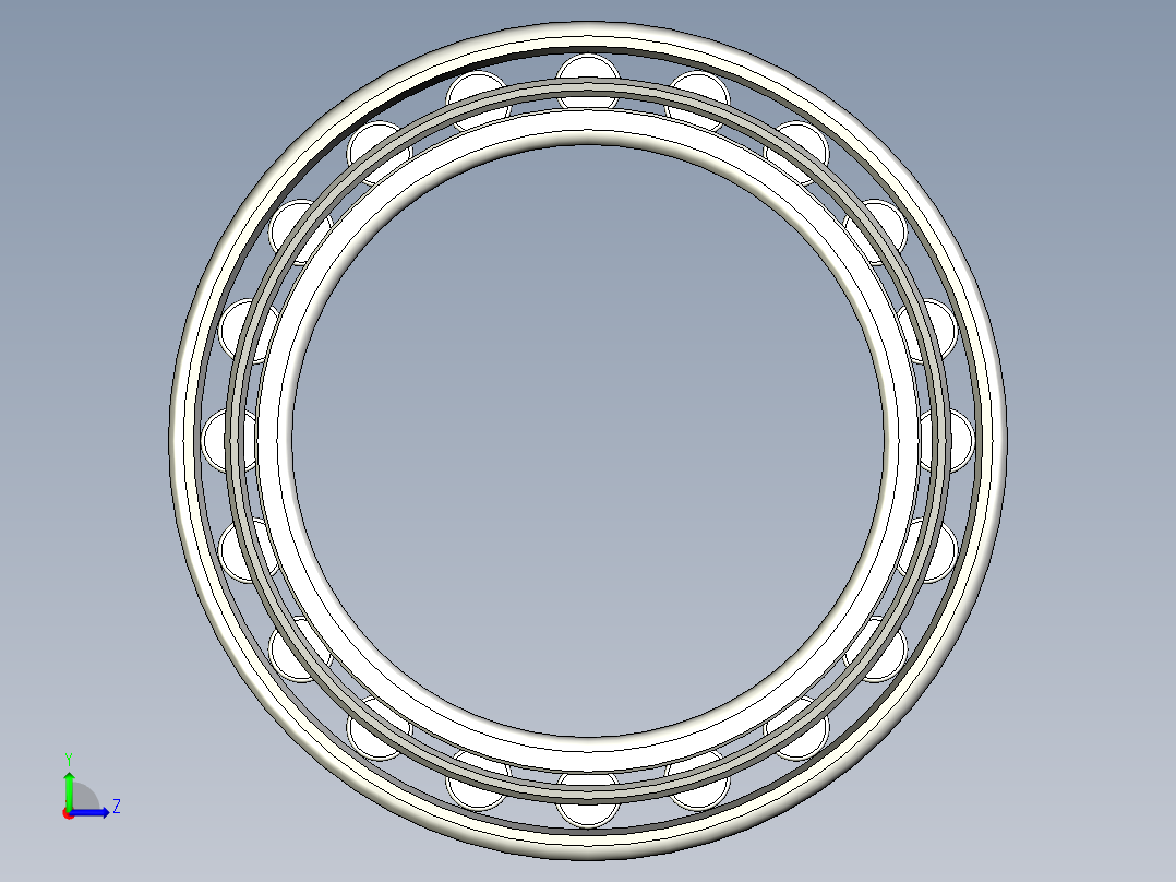 轴承-Bearing_60x85x15.stp左视图