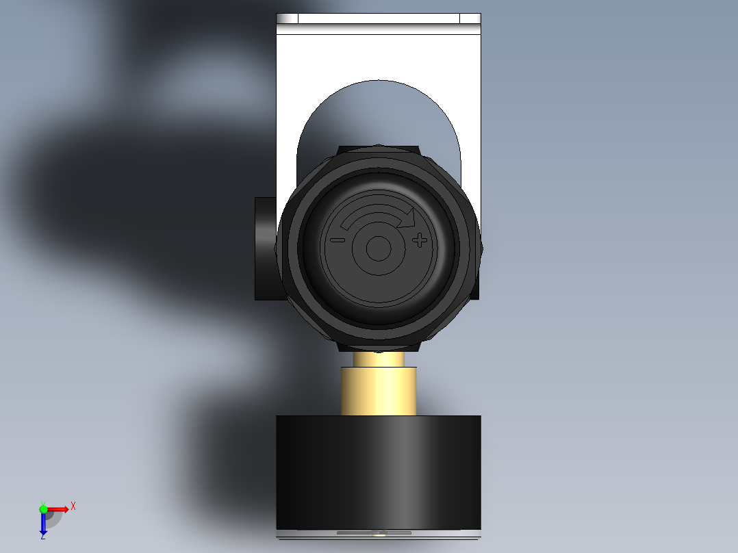 KIT REGULADOR MAN. FIXAD. 1-8 (P1H-XXX)俯视图