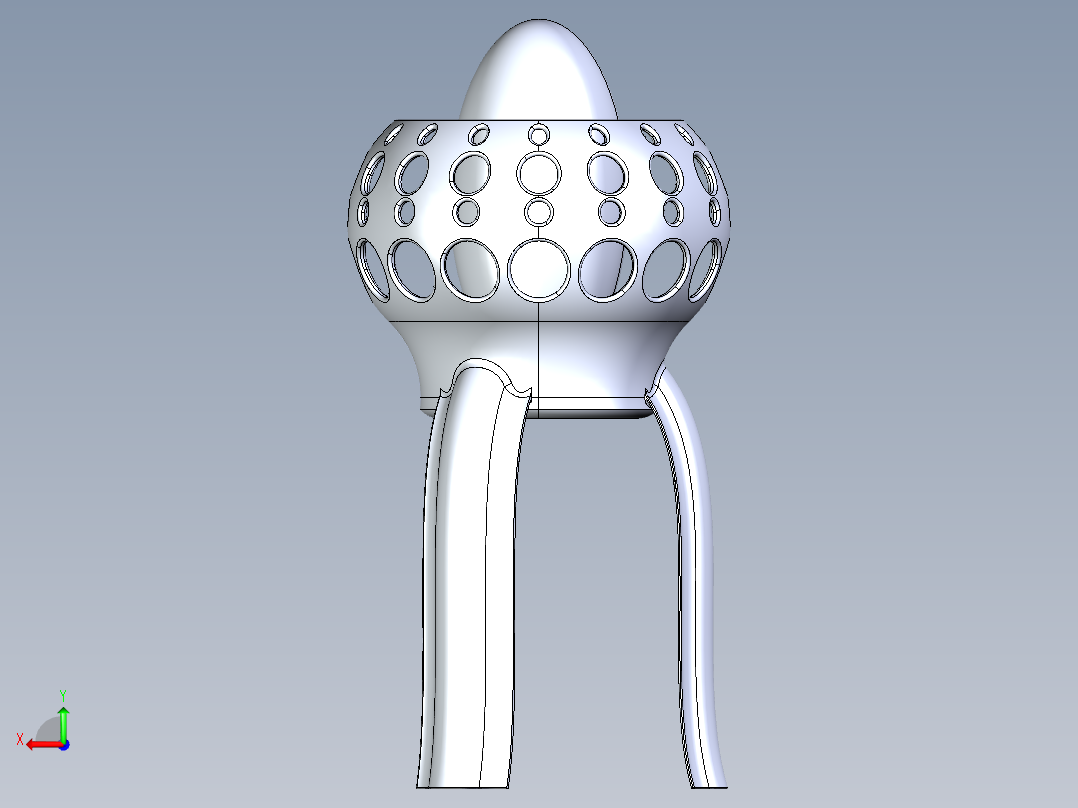 生物发光灯后视图