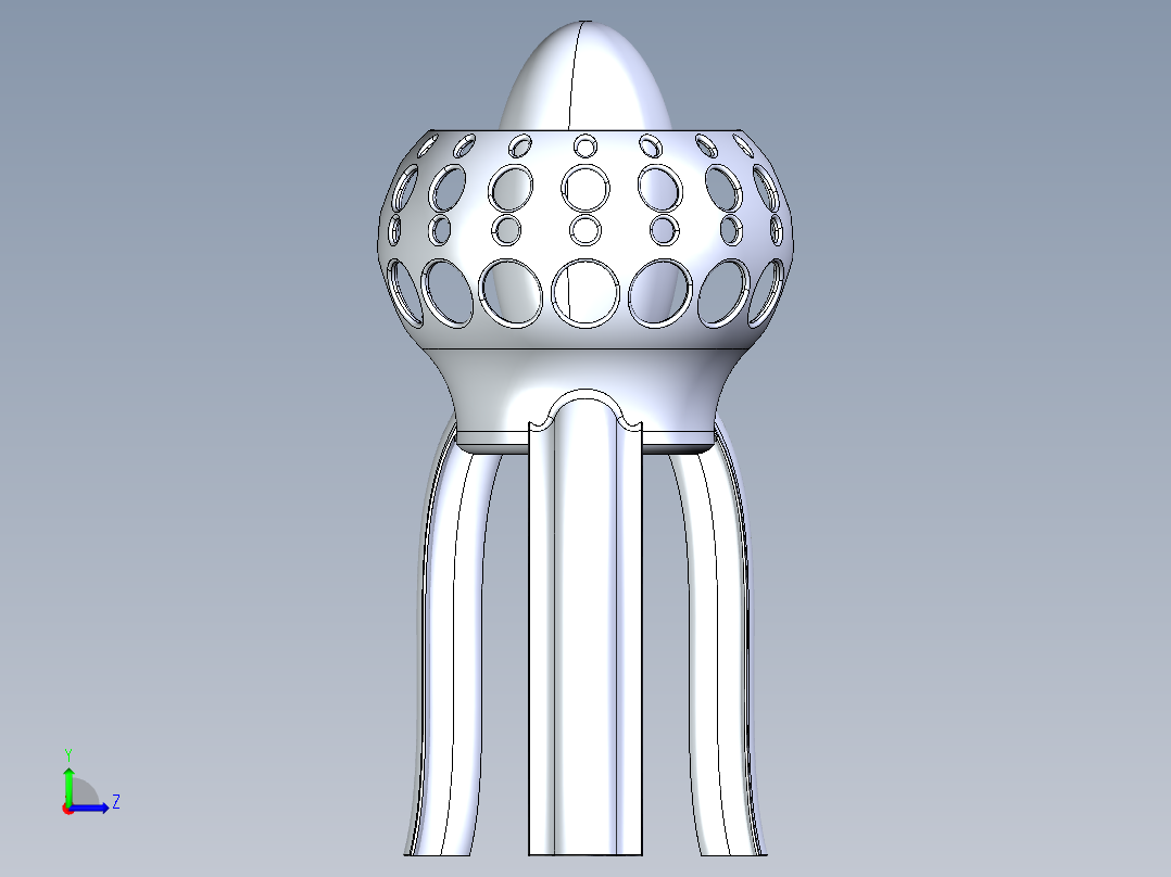 生物发光灯左视图