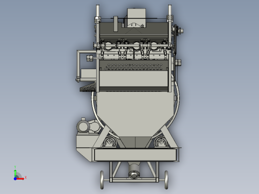 玉米剥皮脱离干燥机组前视缩略图