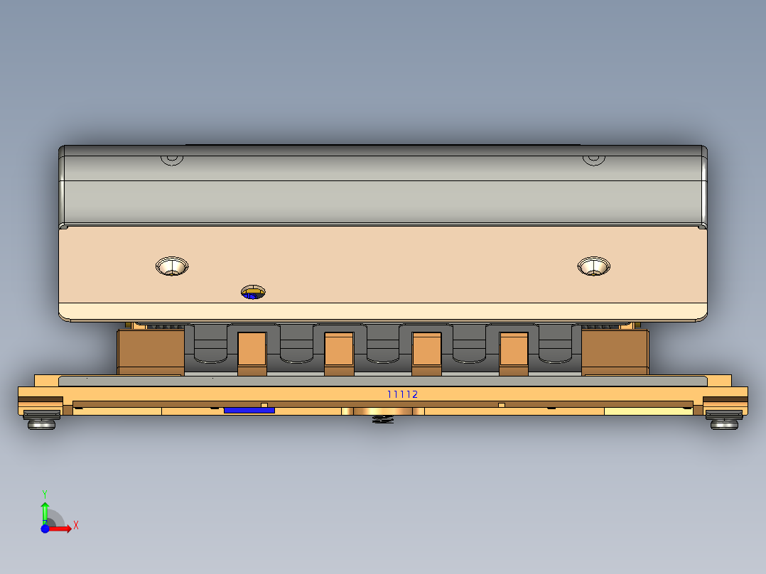 点钞机proe前视图