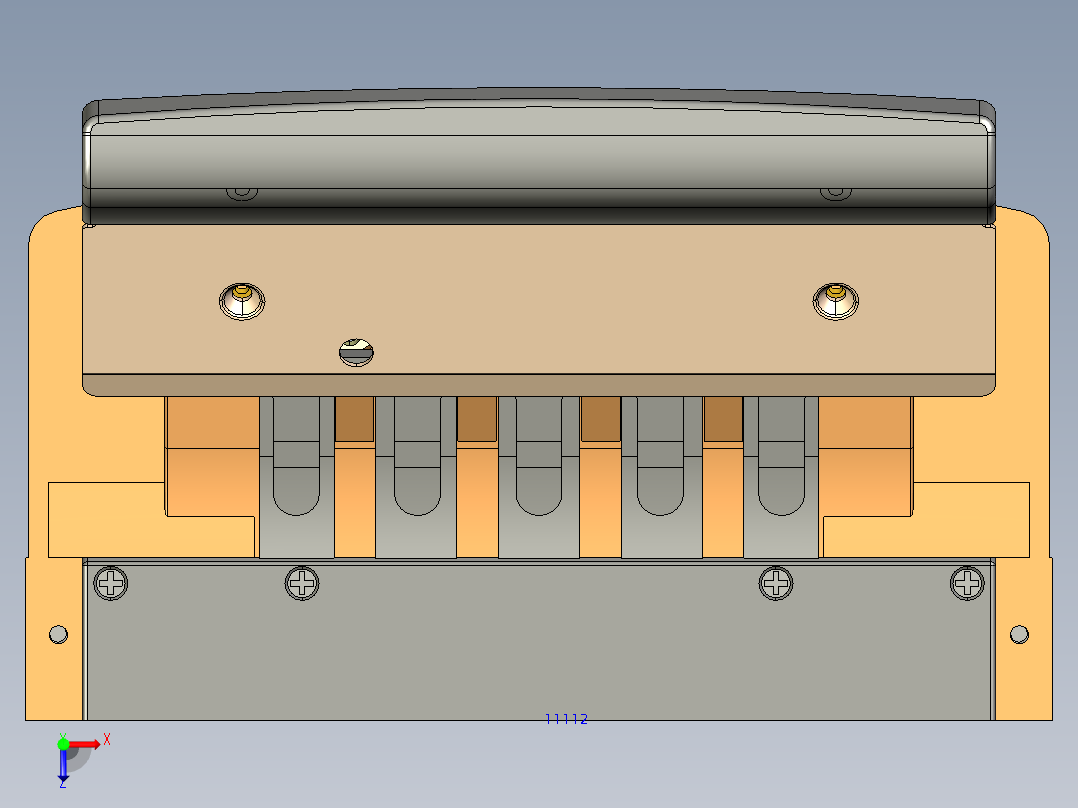 点钞机proe俯视图