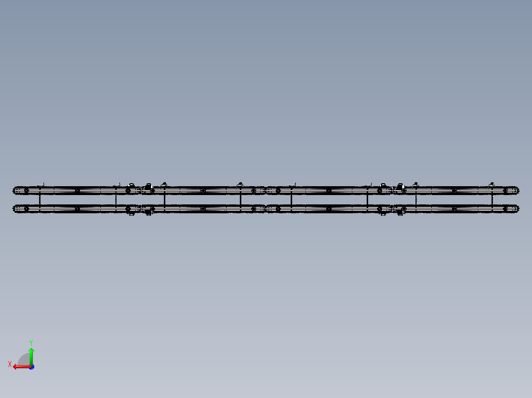 纯净水自动挂装输送线sw17后视图