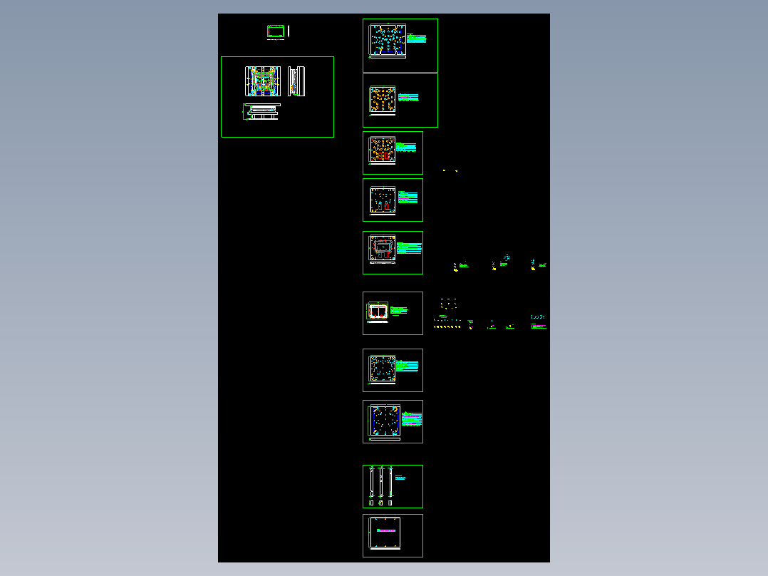 笔记本D壳30度折弯冲压模具设计图
