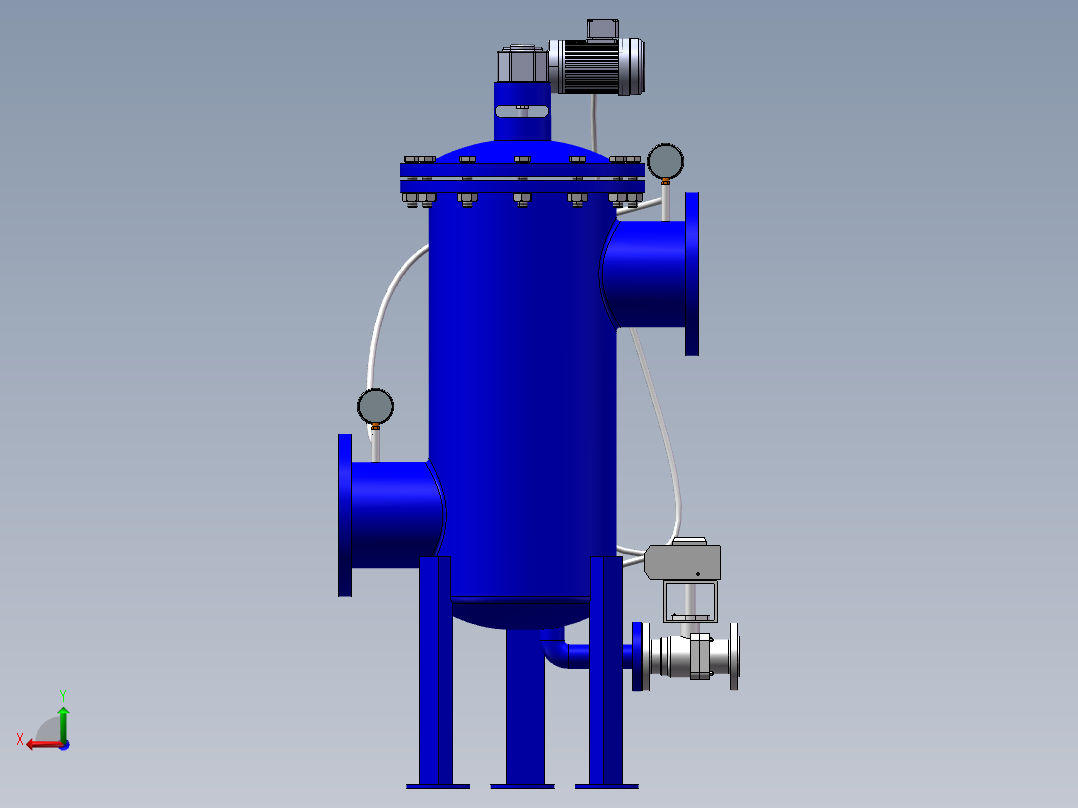多柱式自动反冲洗过滤器2024.7.19后视图