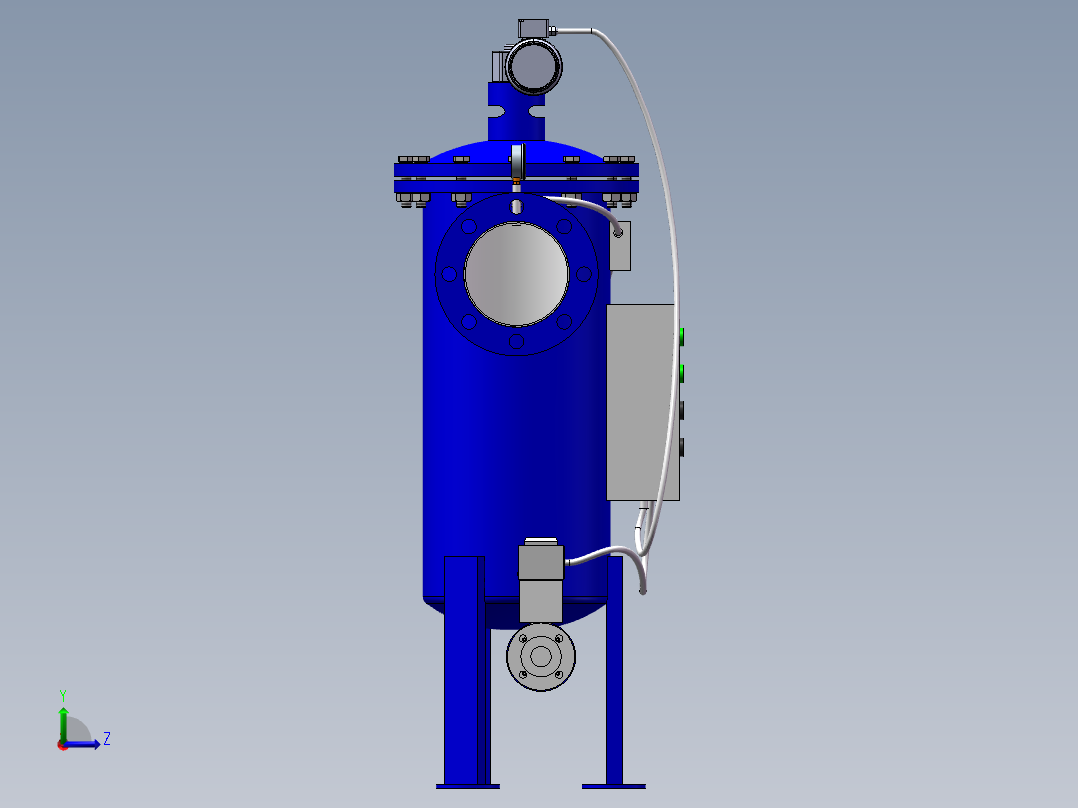 多柱式自动反冲洗过滤器2024.7.19左视图