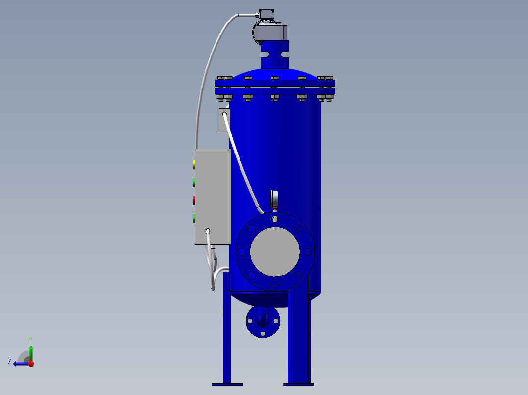 多柱式自动反冲洗过滤器2024.7.19右视图