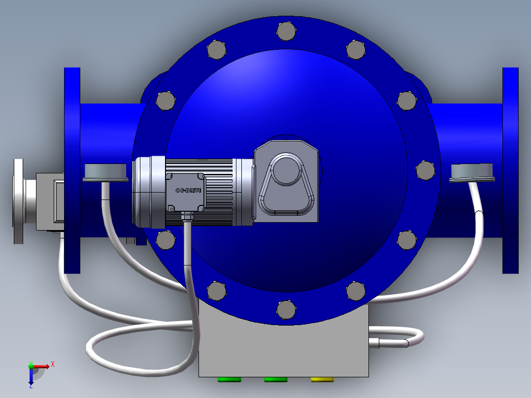 多柱式自动反冲洗过滤器2024.7.19俯视图
