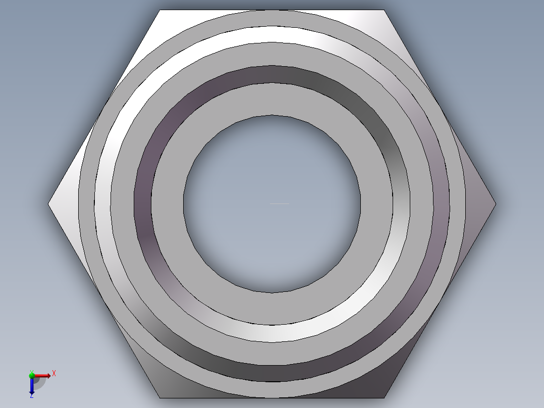 公制螺纹ED密封、1CM-22-18WD俯视图