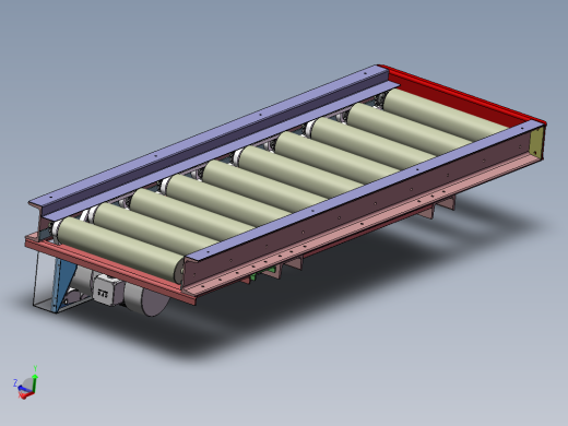 1.862米0.664米滚筒输送机构