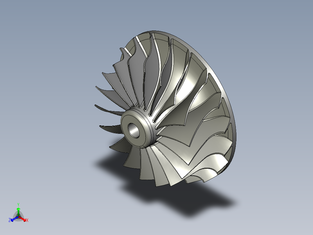 叶轮(18)正等轴测图