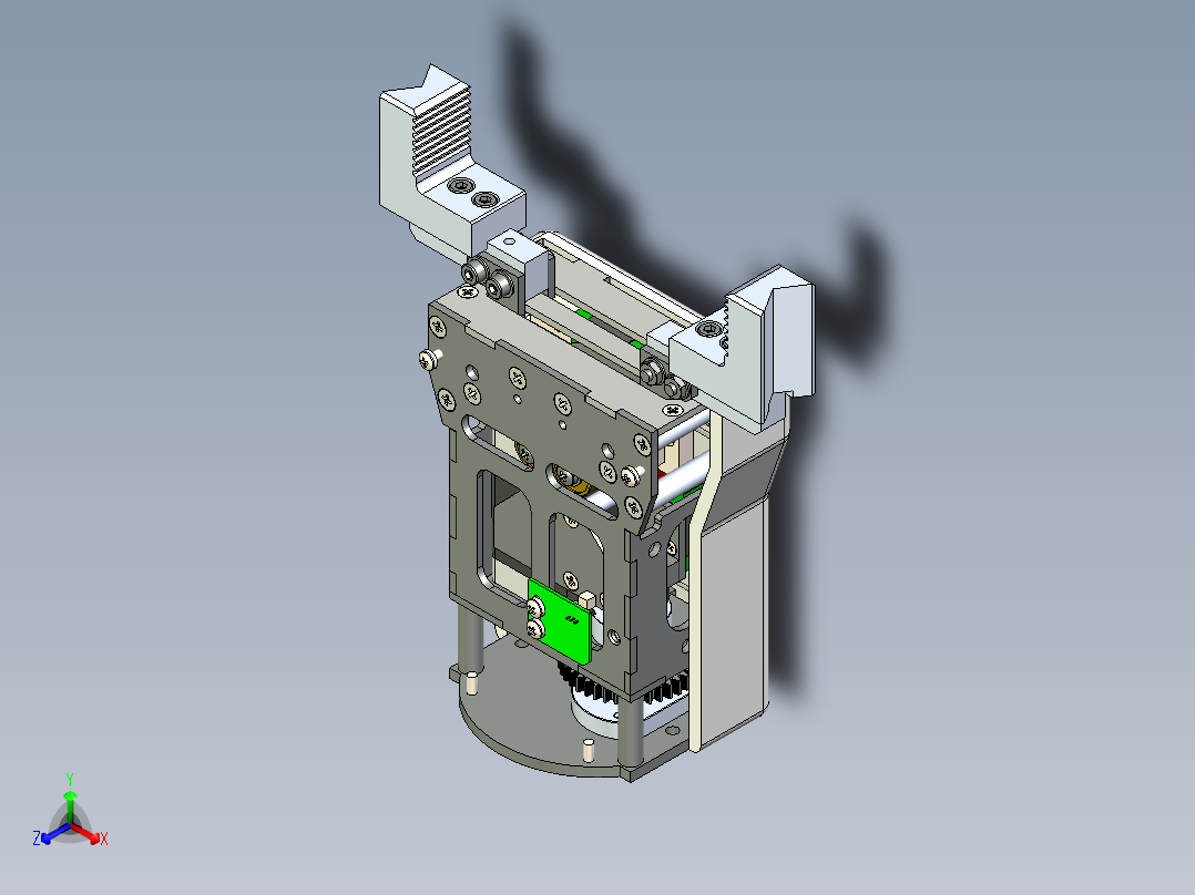 机器人夹爪三维模型