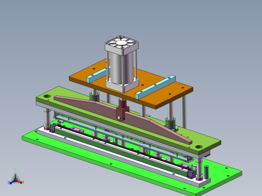 YX-5830 汽车内饰件热压成型机主视缩略图