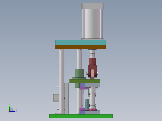 YX-5830 汽车内饰件热压成型机左视缩略图