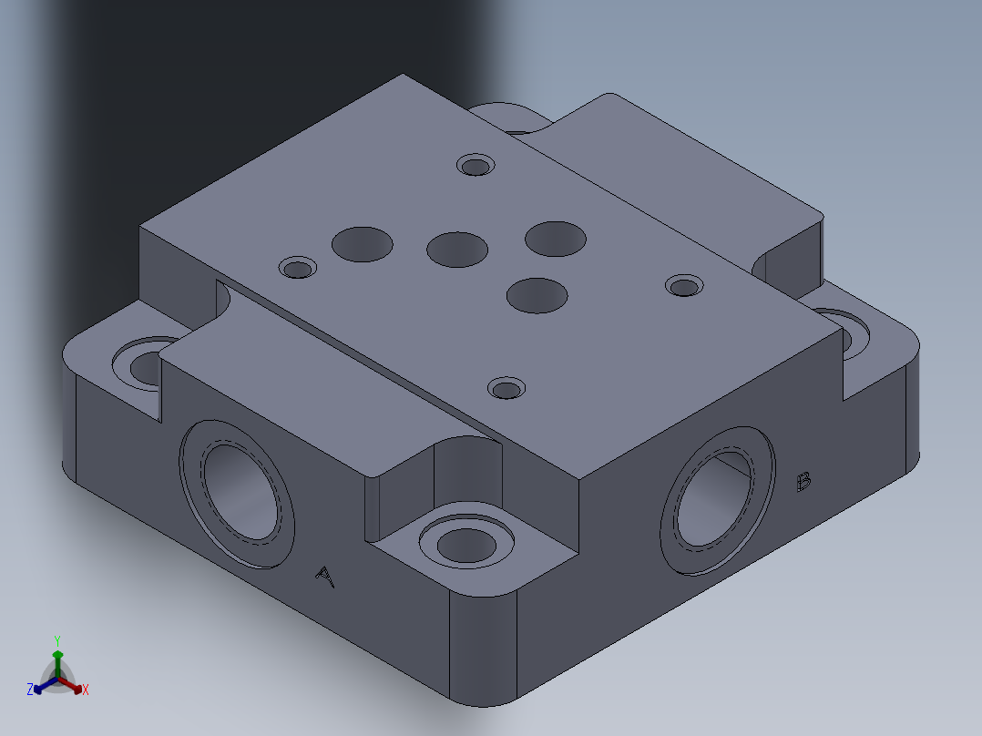 NG10-副板（一站）正等轴测图