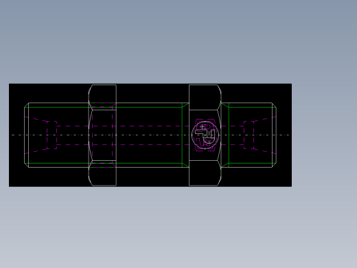 PARKER管接头EO Bulkhead union SV06SOMD71(16)_back