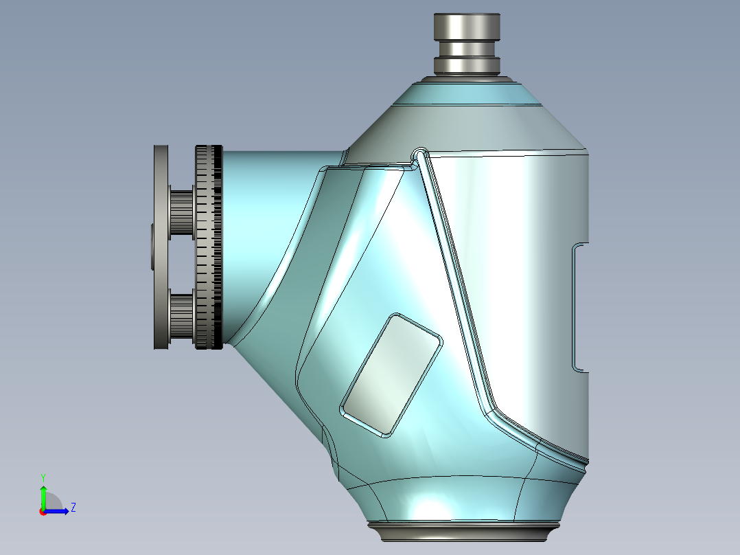 建筑工程水平仪左视图