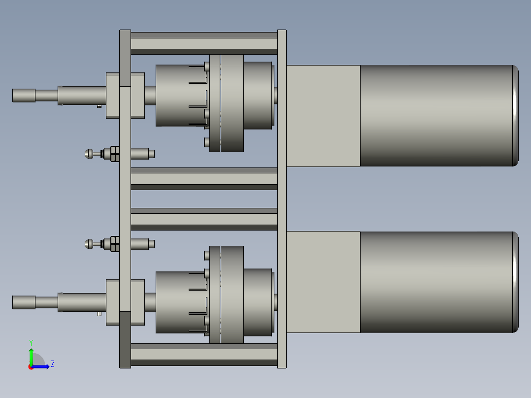 油塞旋紧装置左视图