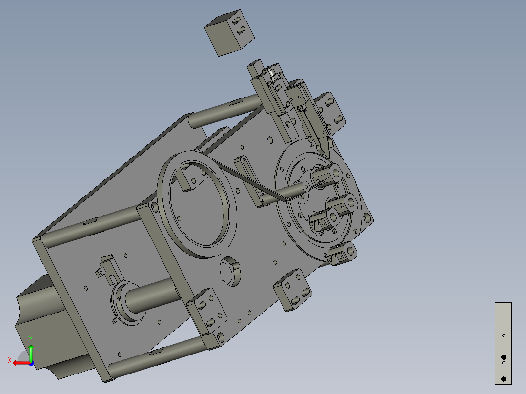 E芯包胶部分后视图