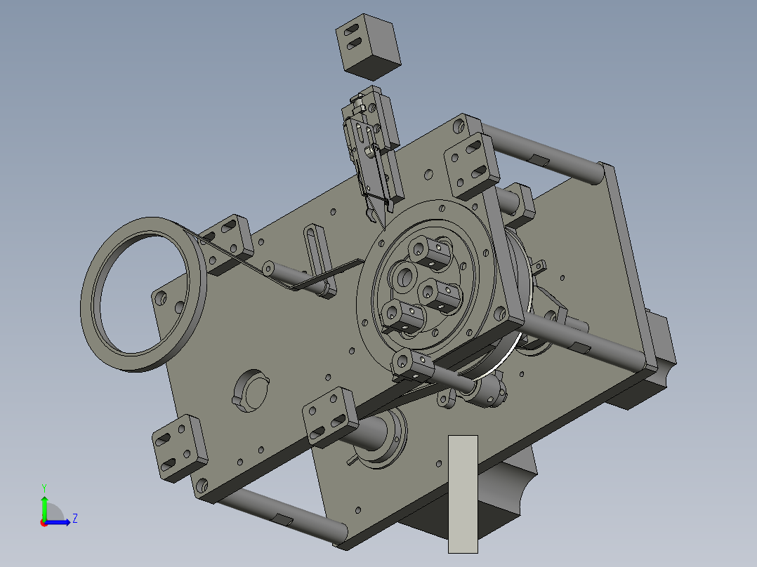 E芯包胶部分左视图
