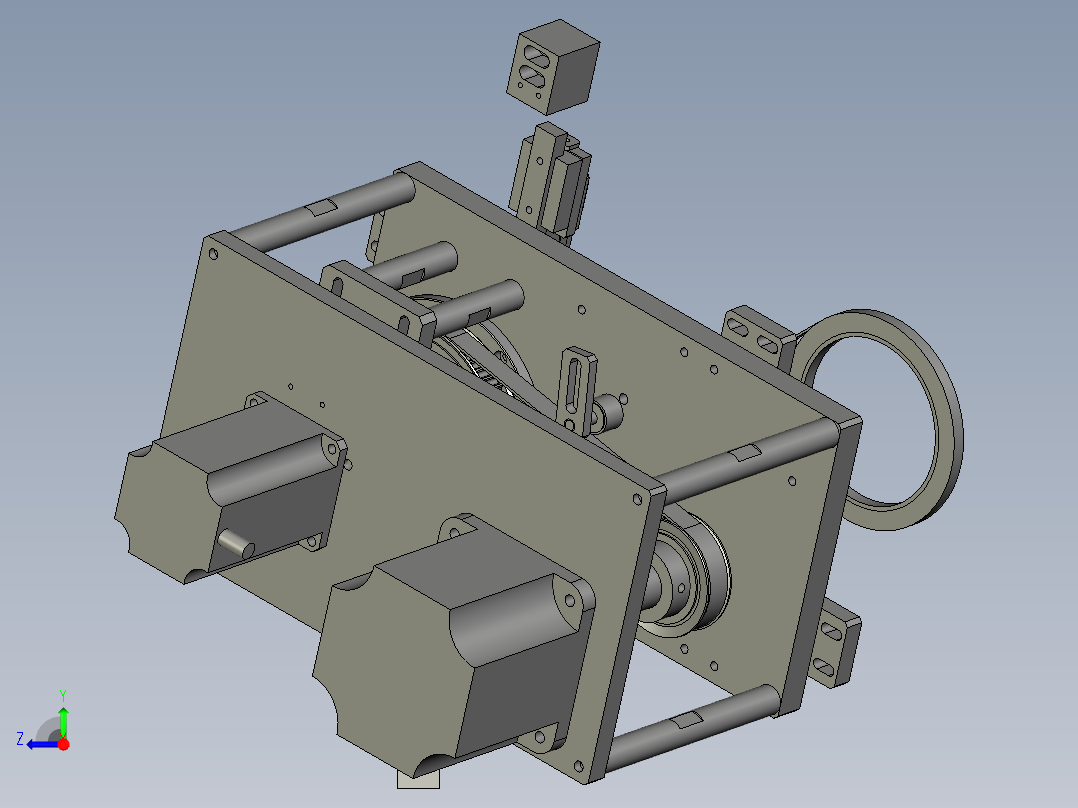 E芯包胶部分右视图
