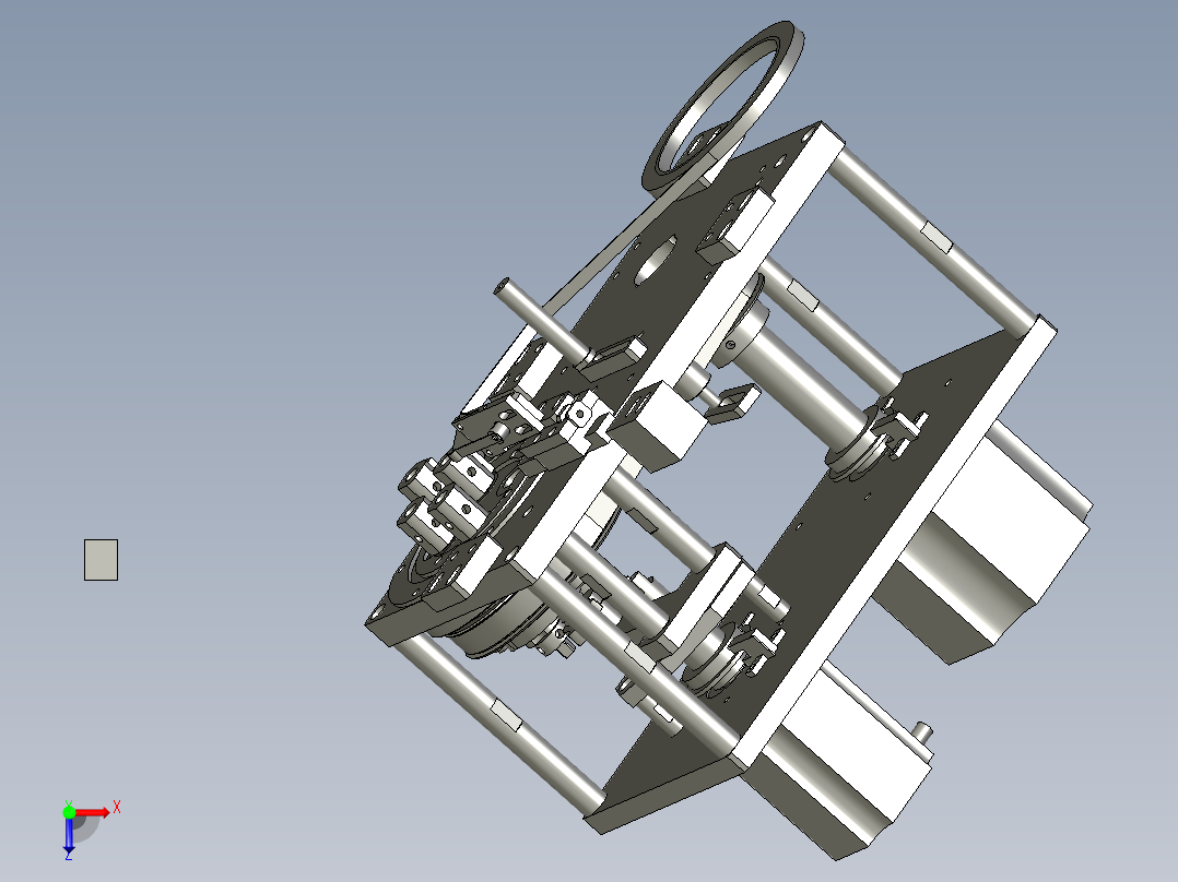 E芯包胶部分俯视图