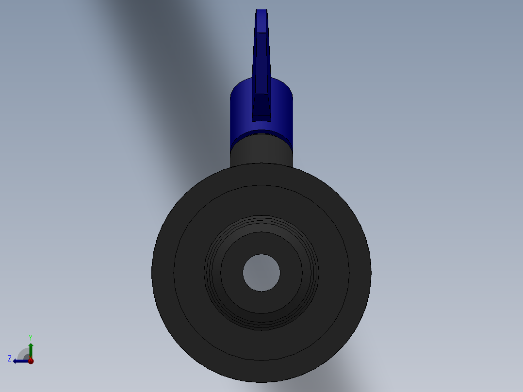 取样阀(Labcock Ball Valve)右视图