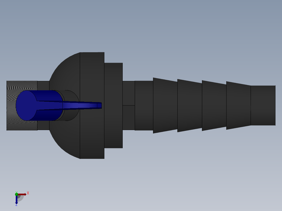 取样阀(Labcock Ball Valve)俯视图